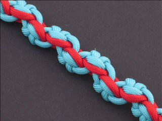 Meadering Larks Head Braid